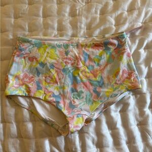 Victoria’s Secret - Floral High-Waisted Bikini Bottoms